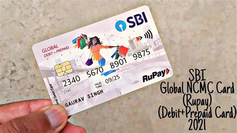 sbi global rupay debit card